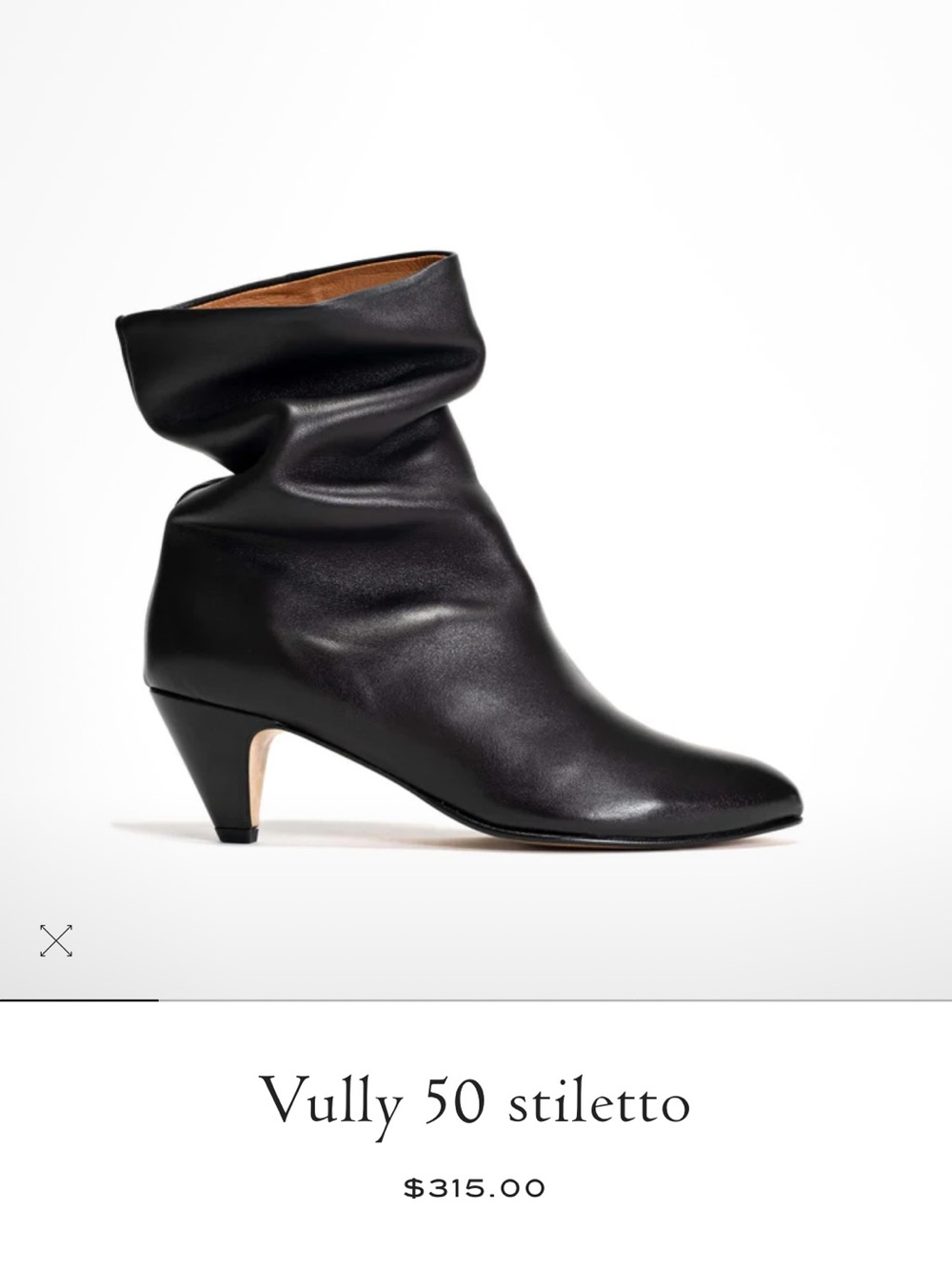 Sleek Italian Leather Black Pointed-Toe Mid-Calf Heeled Boots